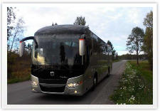 Суперполуторный  удлиненный туристический автобус    MAN COMPASS