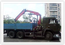 Автокран манипулятор на базе Камаз в Санкт-Петербурге.